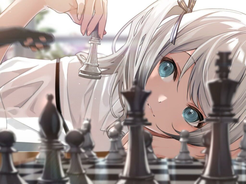chess anime girl