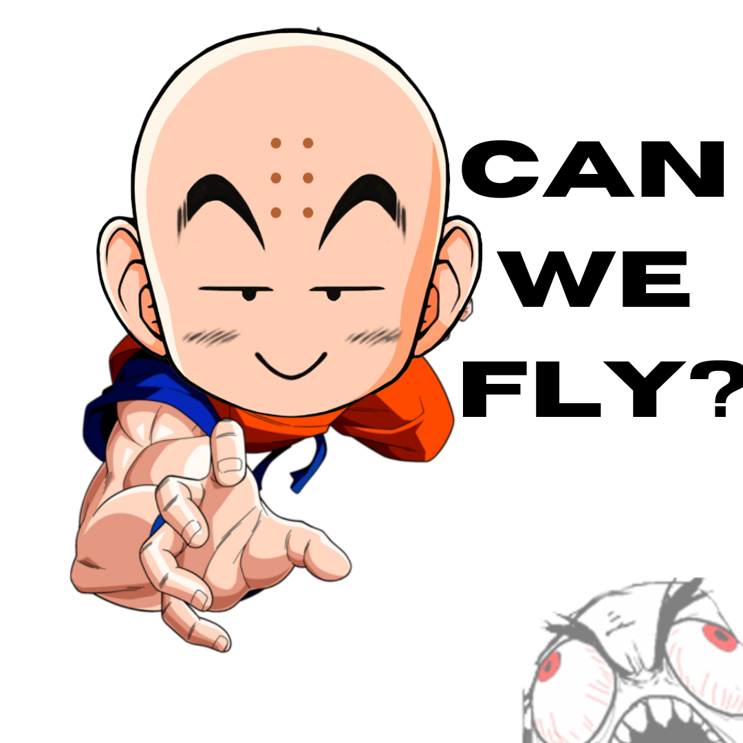how to fly like dbz even krillin can fly come on