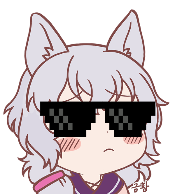 super epic and cool fox eared anime girl profile picture with sunglasses on