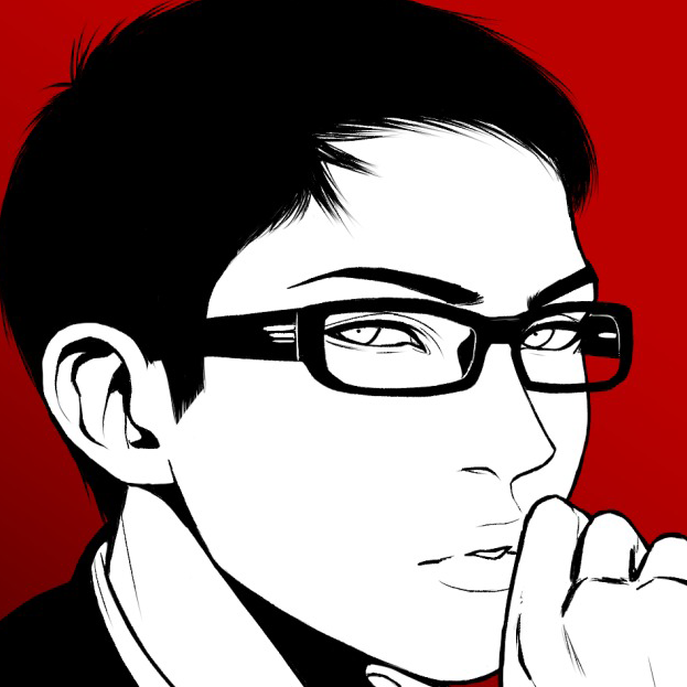 smart looking anime guy with glasses good anime profile picture