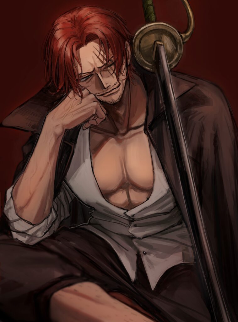 shanks is one of the hottest one piece characters